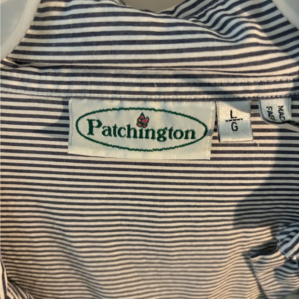 Blue Stripe Button Up - Picture 4 of 4